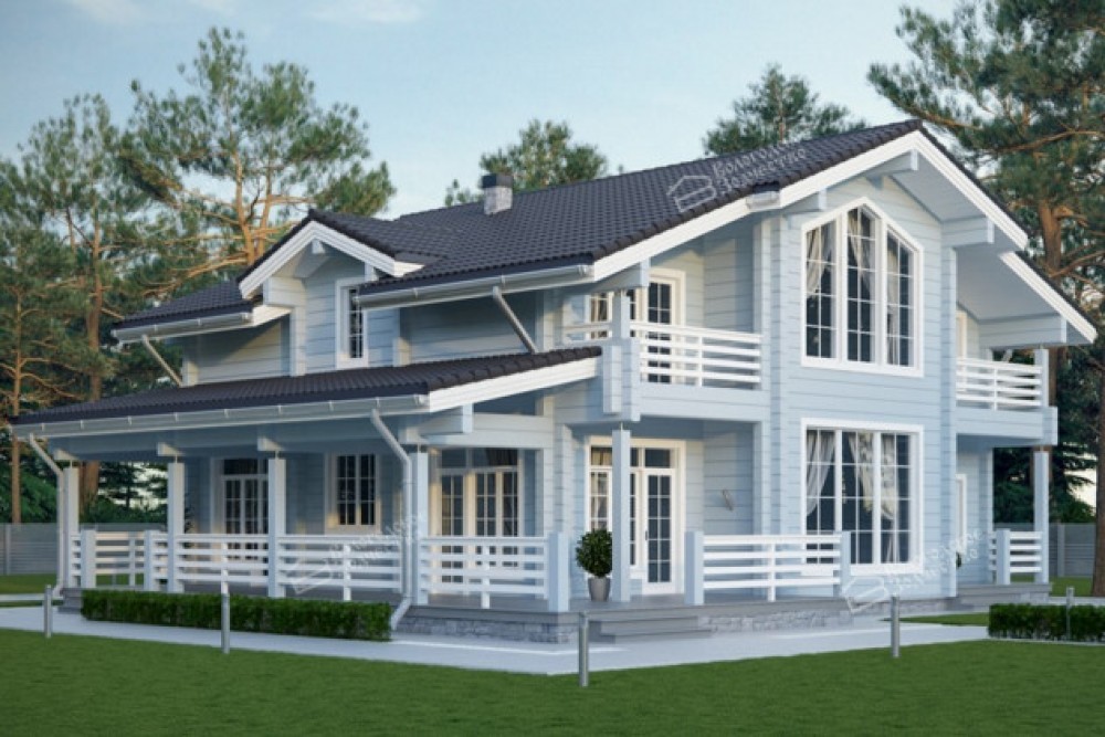 Дом из клееного бруса VZ-358